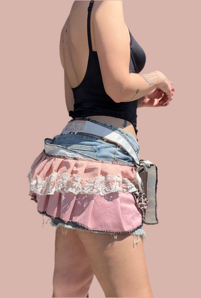 LEOPARD Skirt Handmade