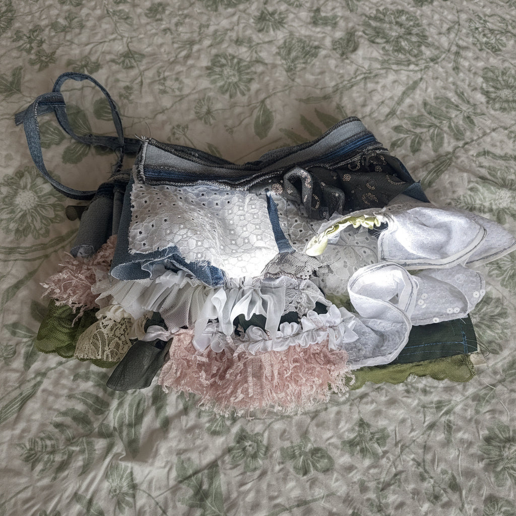 Reworking Skirt coquette y2k 4.0