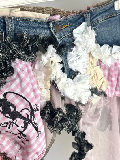 SWEETY Reworking Skirt with Logo