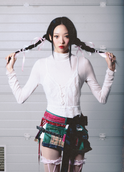 MULTI LEATHER SKIRT Reworking 4
