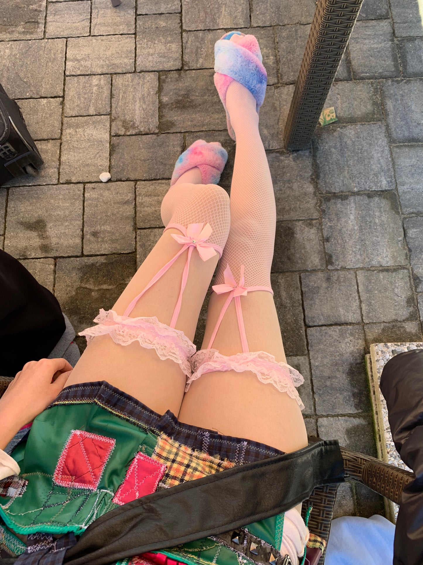 MULTI LEATHER SKIRT Reworking 4